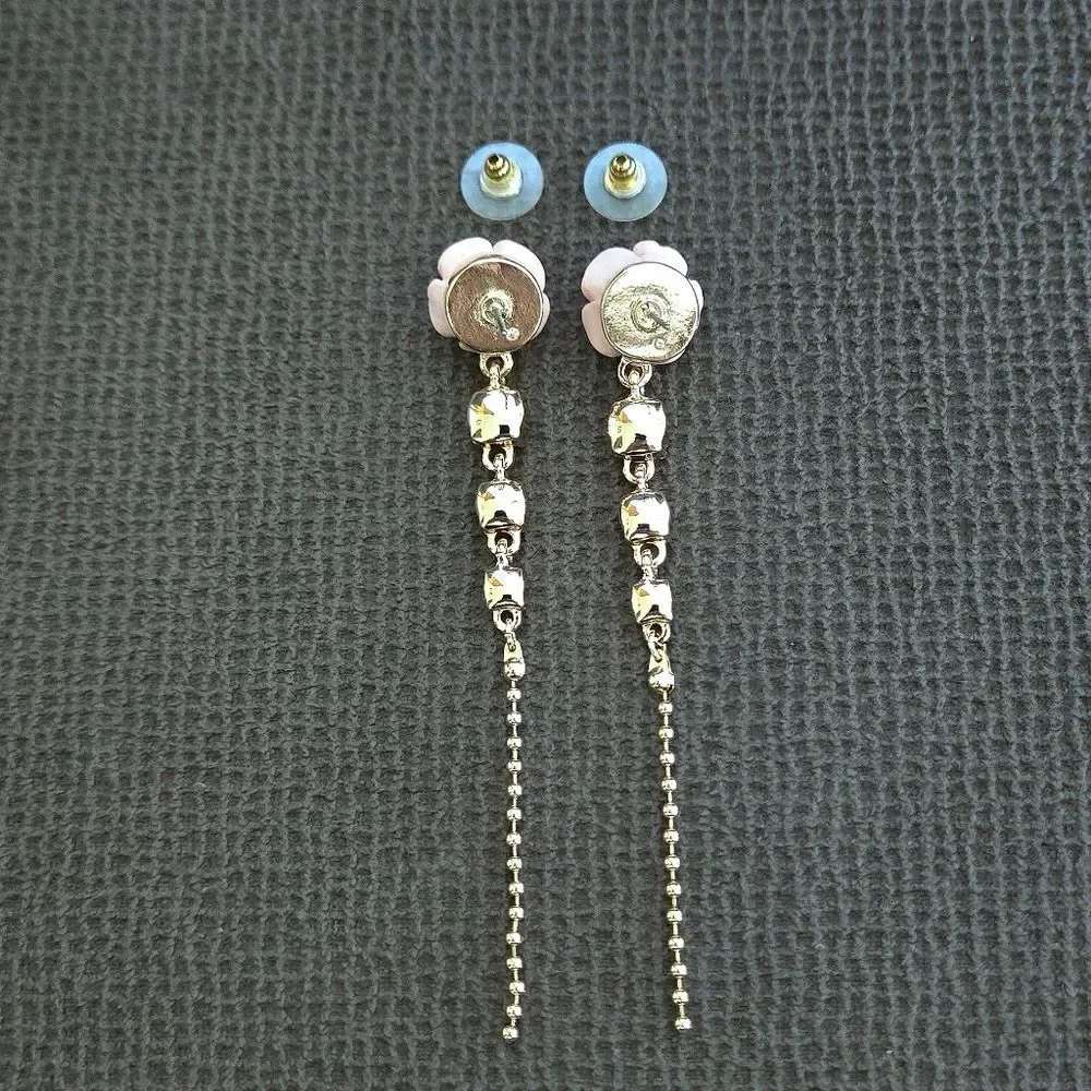 Guess❓️ Pink🩷 Rose🌹 Dangle Earrings